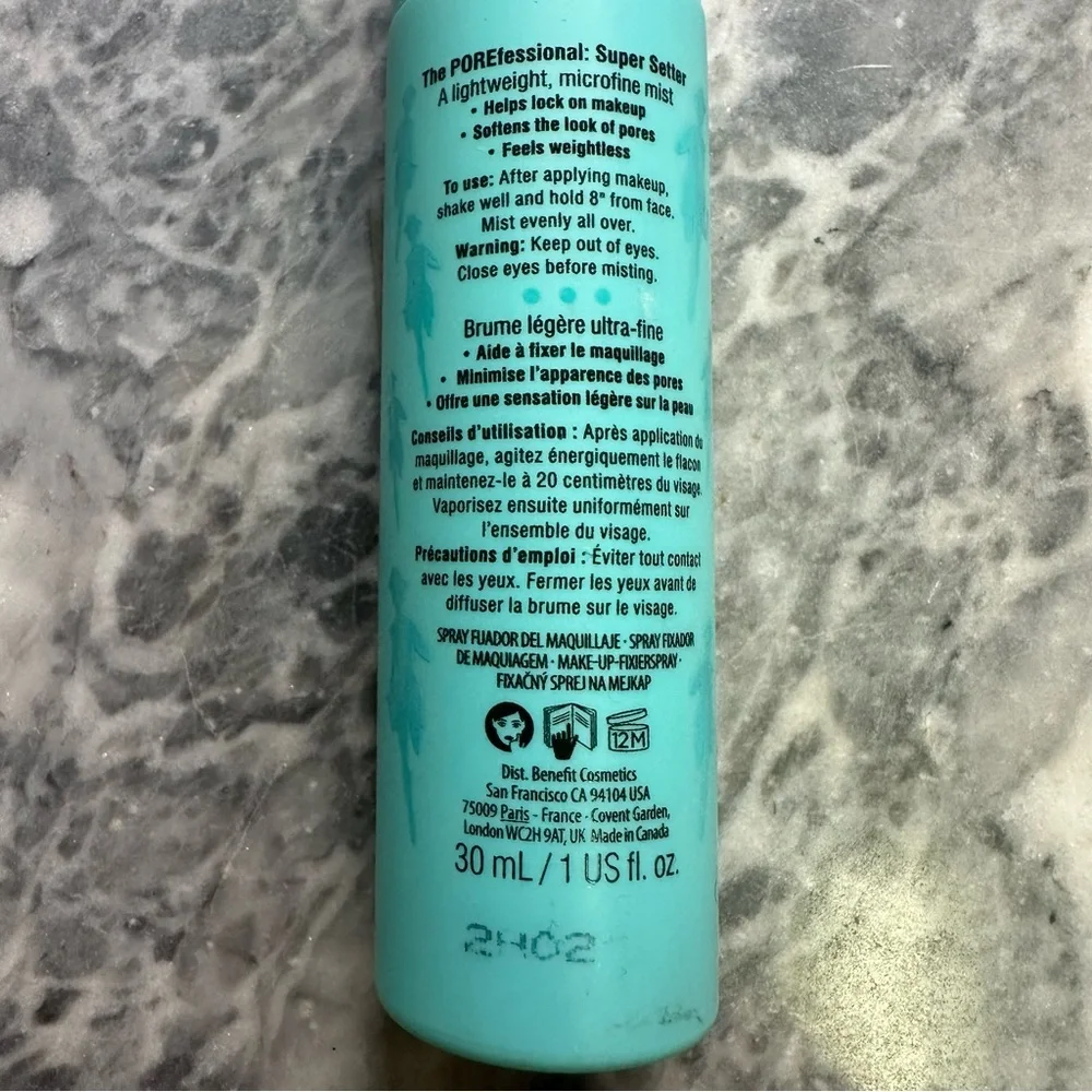 New Benefit Porefessional Super Setter Setting‎ Spray